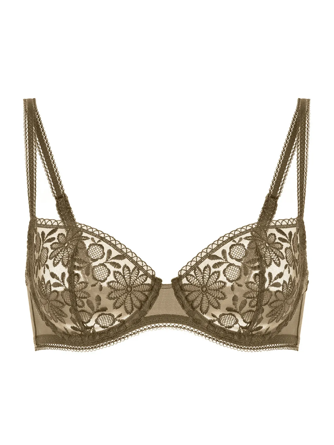 Soutien-gorge corbeille - Vert Nomade