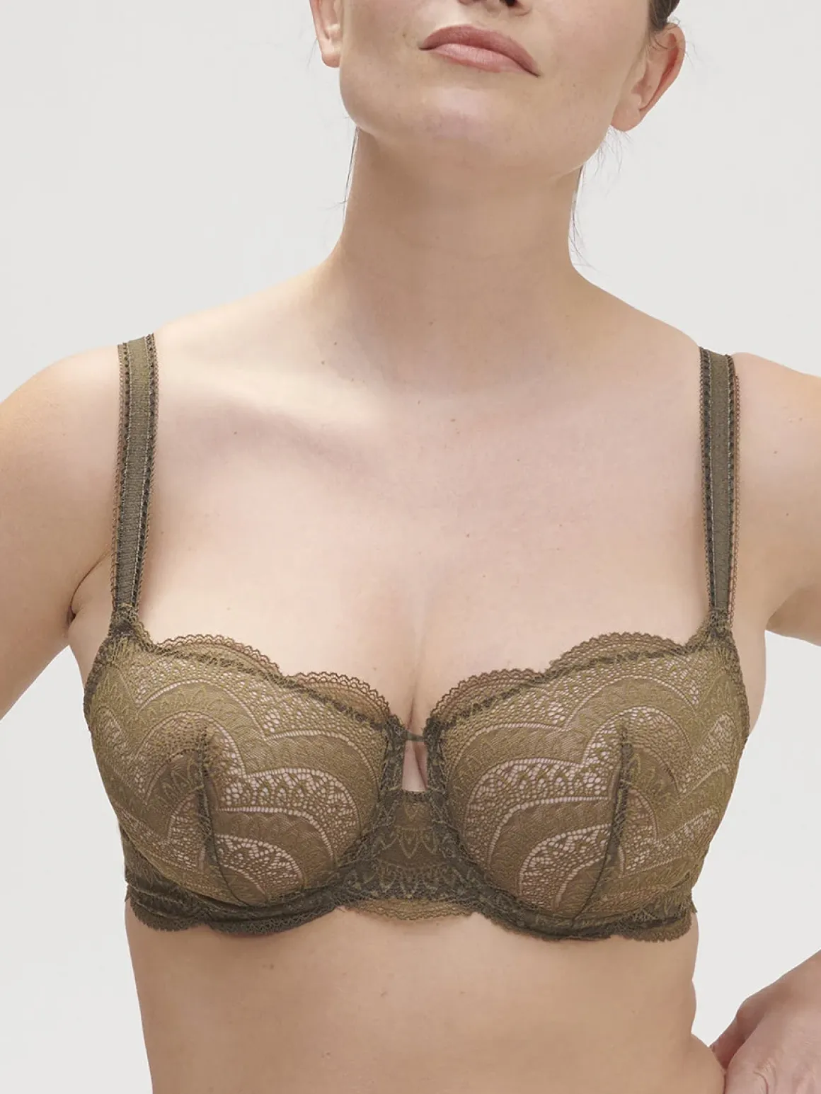 Soutien-gorge corbeille - Vert Aventure