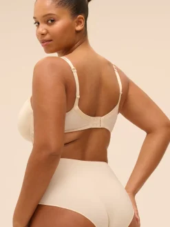 Soutien-gorge décolleté carré en spacer 3D - Beige Topaze