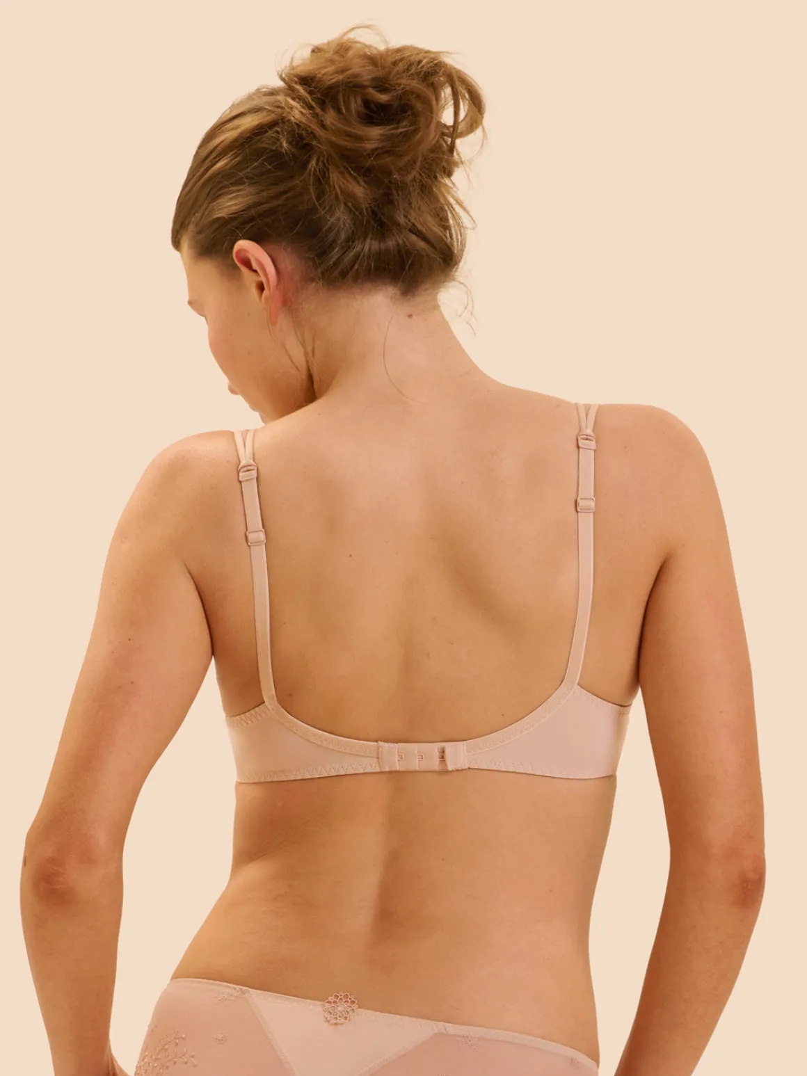 Soutien-gorge décolleté carré en spacer 3D - Peau