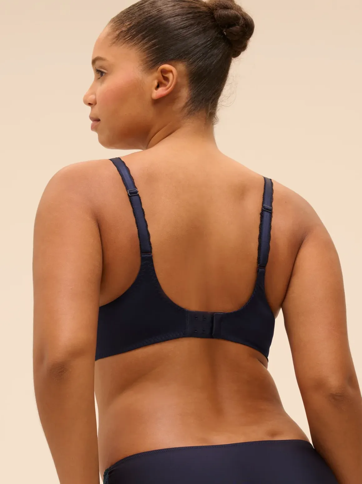 Soutien-gorge décolleté carré en spacer 3D - Saphir
