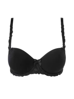 Soutien-gorge décolleté carré en spacer 3D - Noir