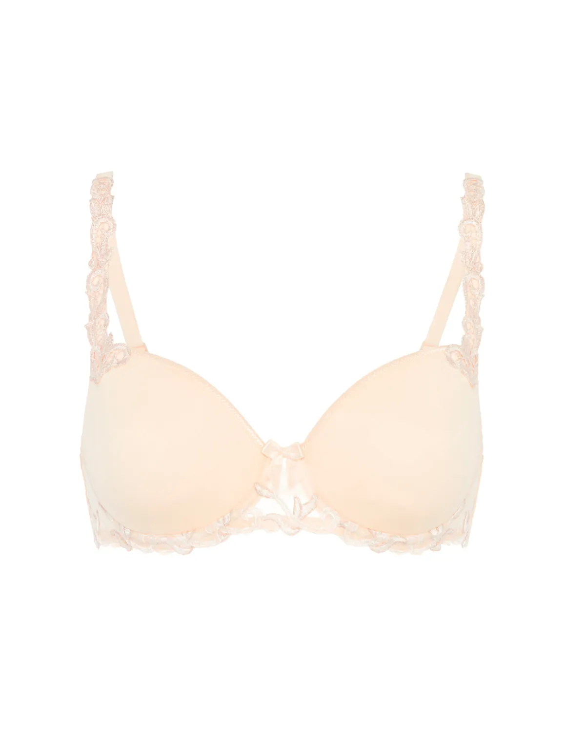 Soutien-gorge décolleté carré en spacer 3D - Beige Chic