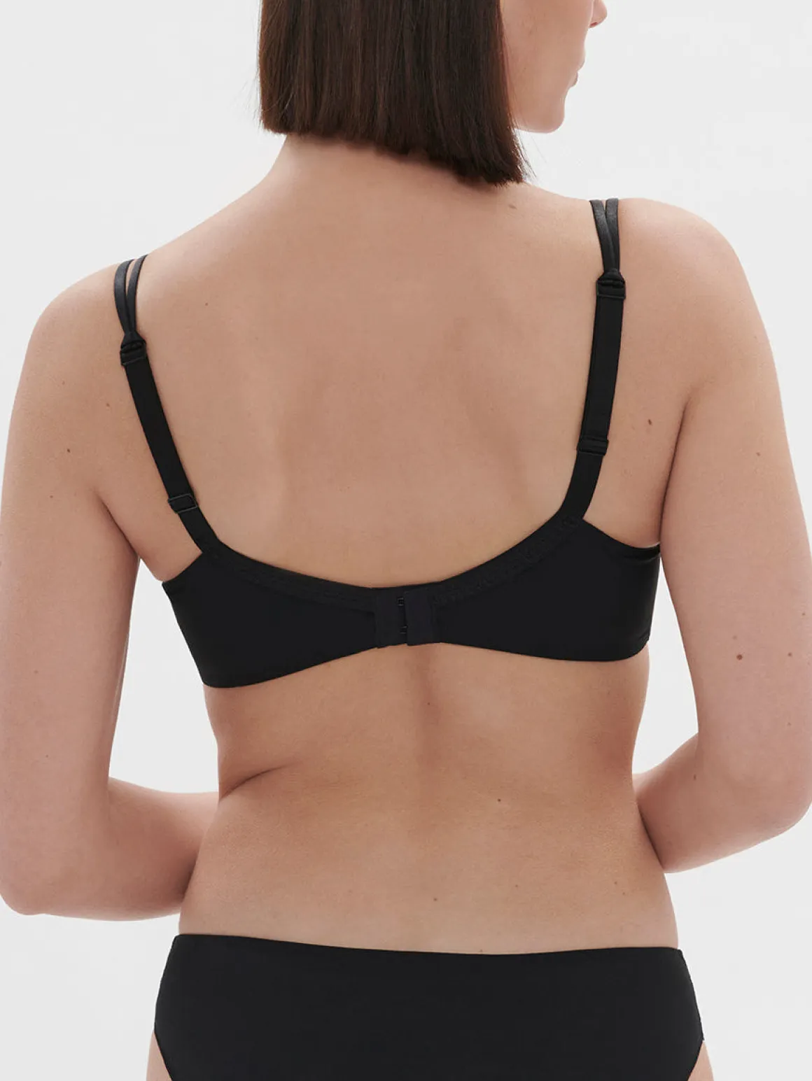 Soutien-gorge décolleté carré en spacer 3D - Noir Gem