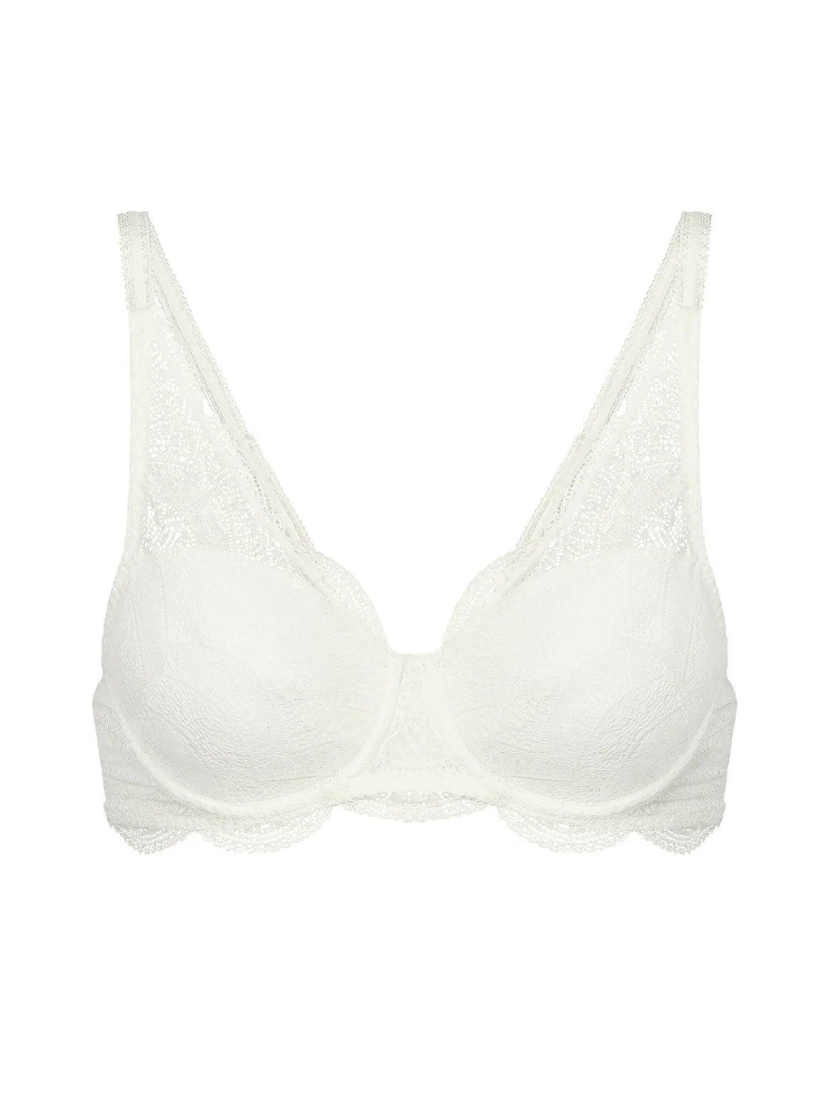 Soutien-gorge décolleté carré en spacer 3D - Naturel