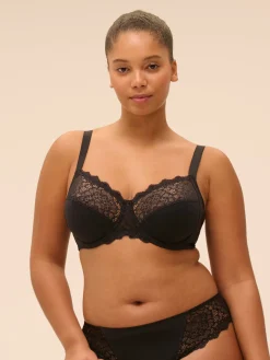 Soutien-gorge emboitant grande taille - Noir