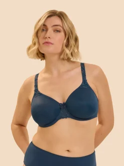 Soutien-gorge emboitant moulé - Bleu pétrole