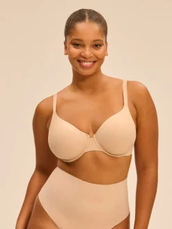 Soutien-gorge emboitant multi-positions sans couture - Peau Rosée