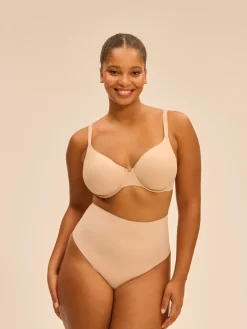 Soutien-gorge emboitant multi-positions sans couture - Peau Rosée