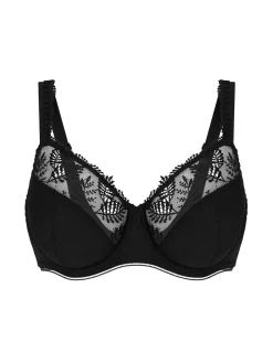 Soutien-gorge emboitant pour poitrine généreuse - Noir