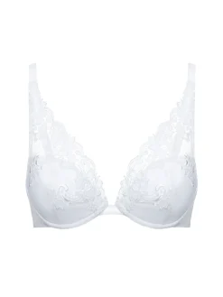 Soutien-gorge push-up décolleté plongeant - Blanc