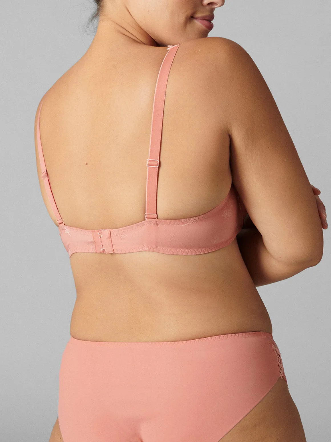 Soutien-gorge push-up décolleté plongeant - Rose Ginger