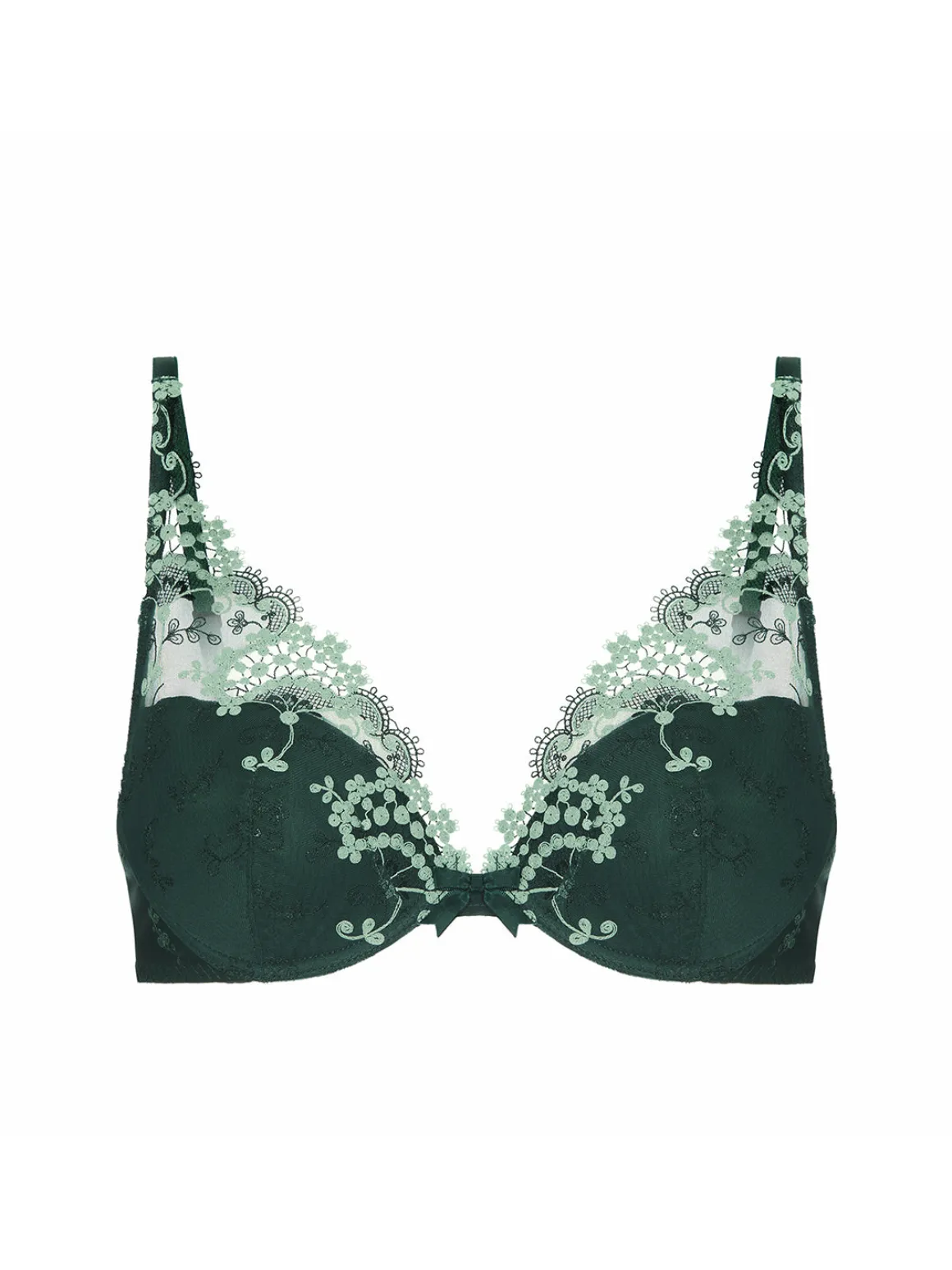 Soutien-gorge push-up décolleté plongeant - Vert Kolsaï