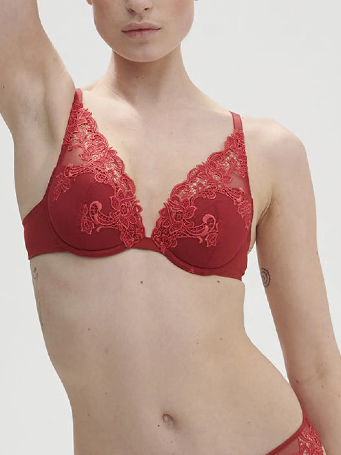 Soutien-gorge push-up décolleté plongeant - Lipstick