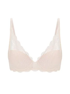 Soutien-gorge push-up décolleté plongeant - Rose sakura