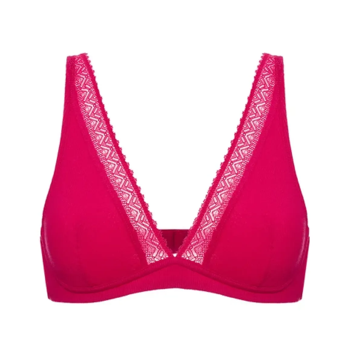 Soutien-gorge sans-armatures structuré - Fuschia