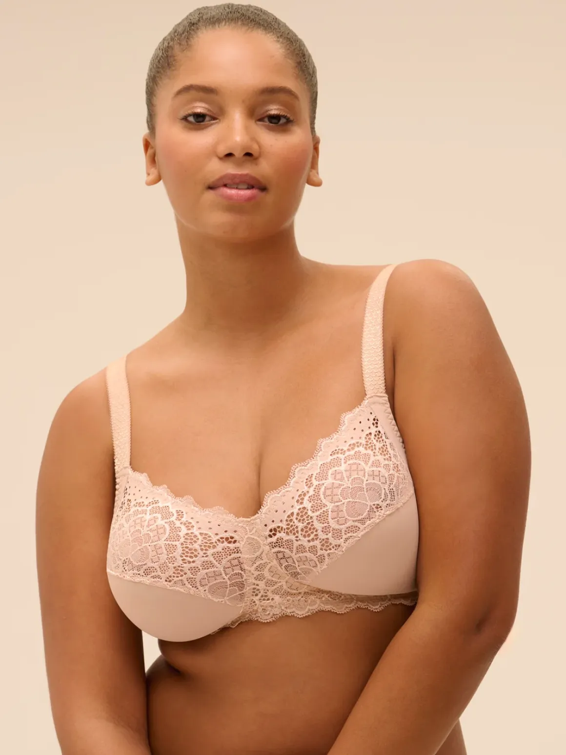 Soutien-gorge sans-armatures structuré - Peau Rosée