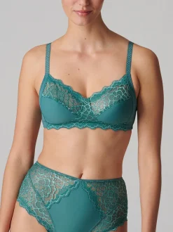 Soutien-gorge sans-armatures structuré - Vert Boréal