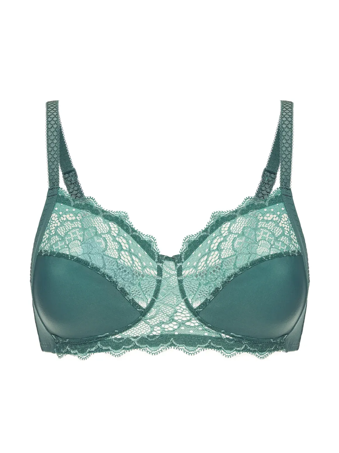Soutien-gorge sans-armatures structuré - Vert Boréal