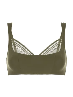 Soutien-gorge sans-armatures structuré - Vert Aventure