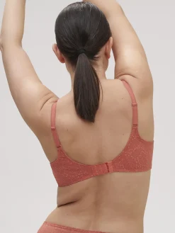 Soutien-gorge sans-armatures structuré - Rose Texas