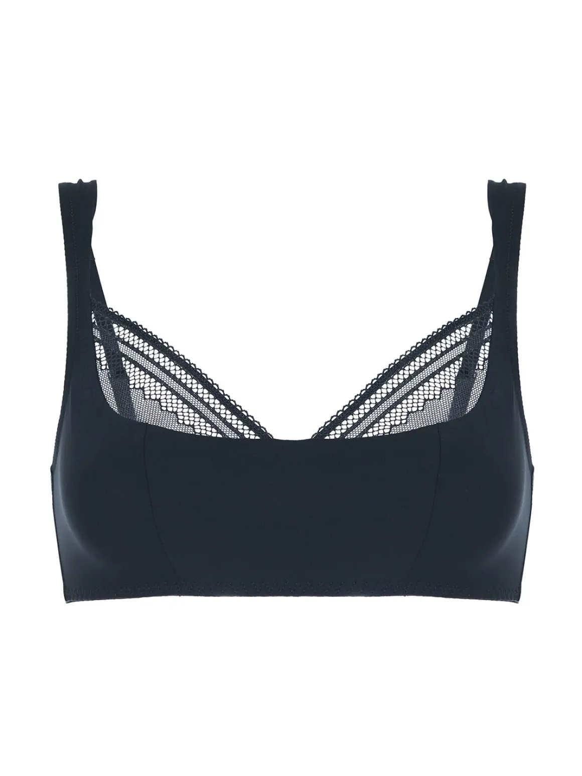 Soutien-gorge sans-armatures structuré - Noir