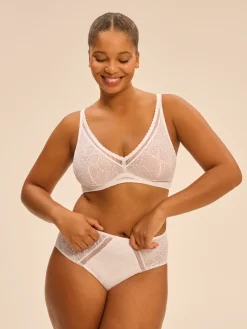 Soutien-gorge sans-armatures structuré - Blanc