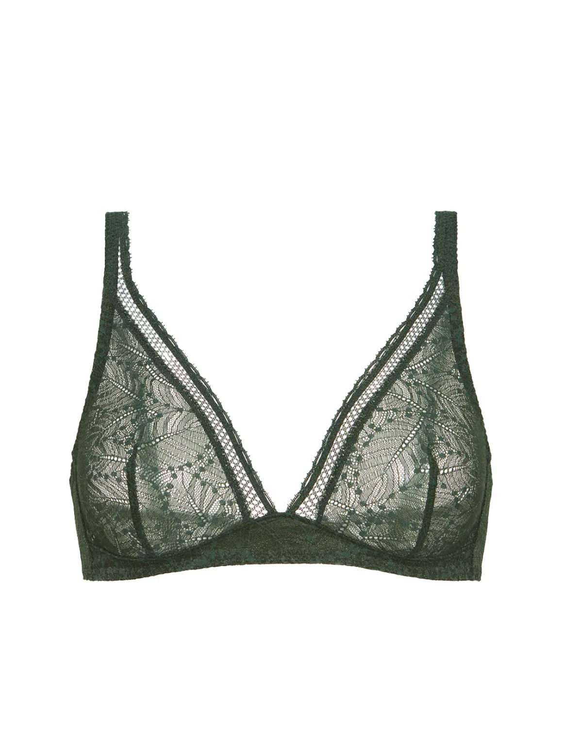 Soutien-gorge sans-armatures structuré - Vert Icône