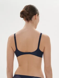 Soutien-gorge sans-armatures structuré - Encre