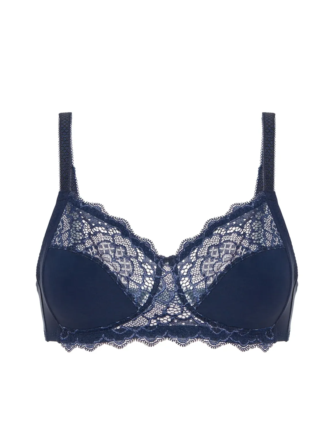 Soutien-gorge sans-armatures structuré - Encre