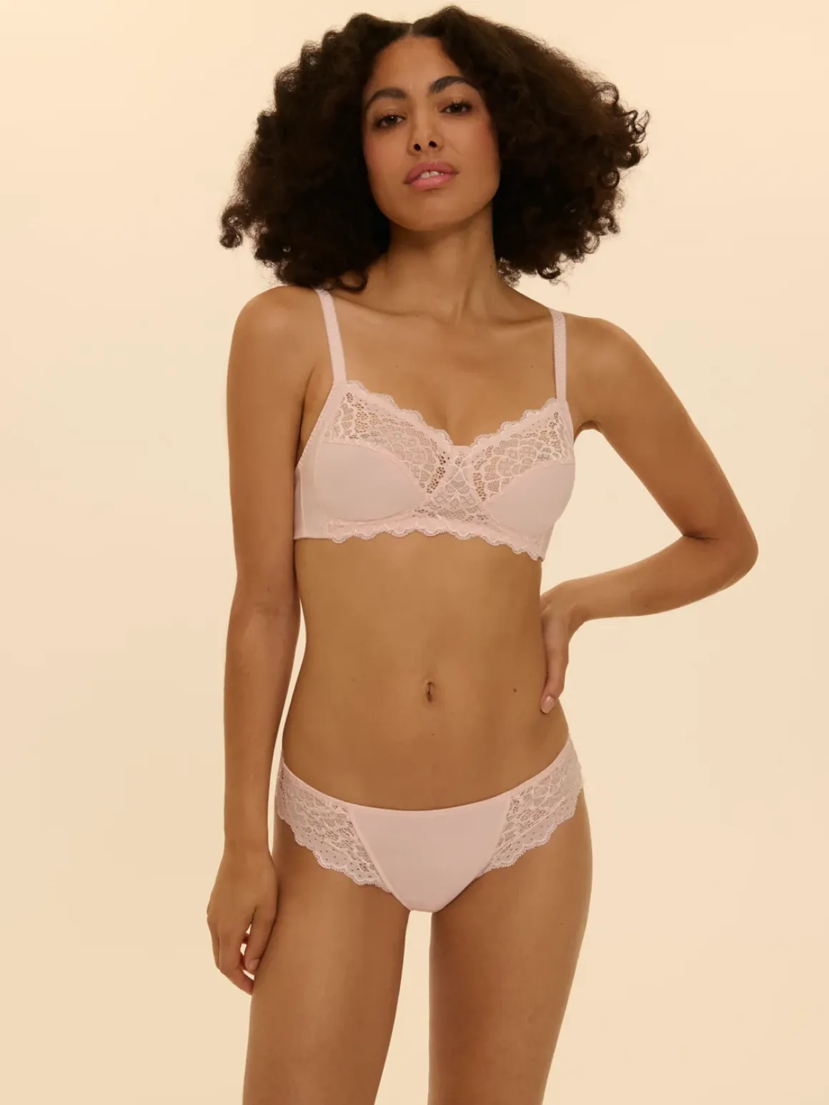 Soutien-gorge sans-armatures - Poudre