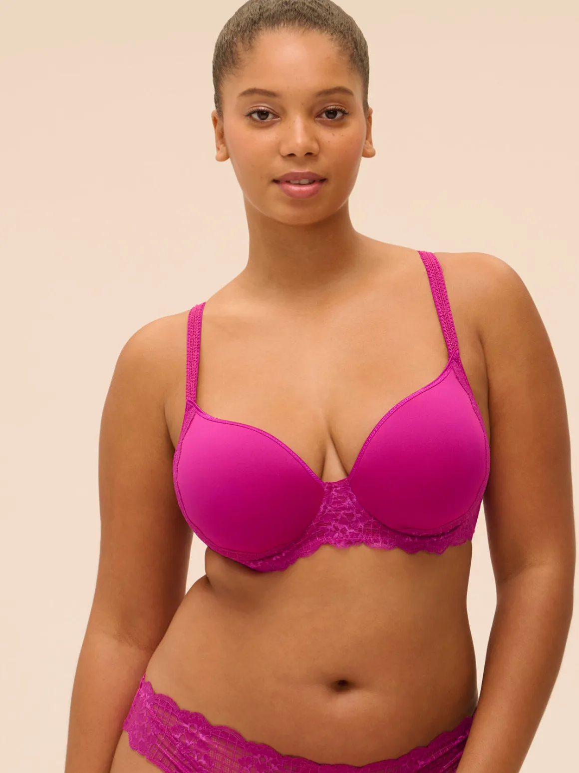 Soutien-gorge spacer décolleté plongeant - Azalée