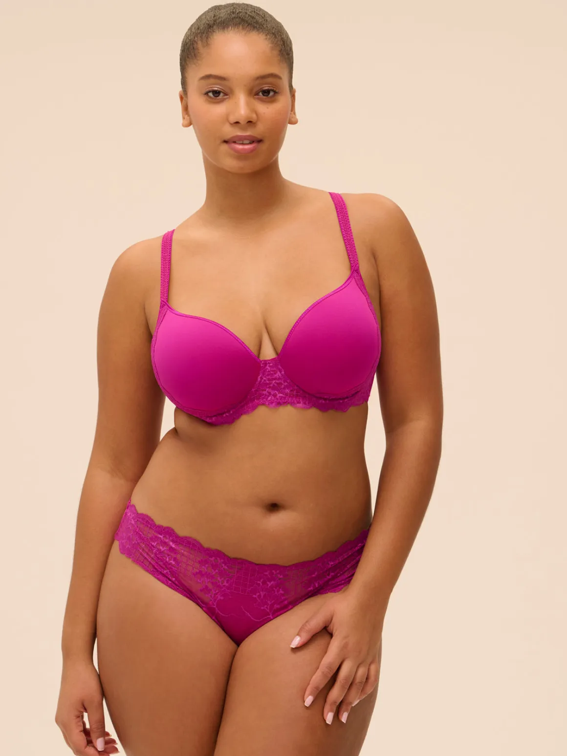 Soutien-gorge spacer décolleté plongeant - Azalée
