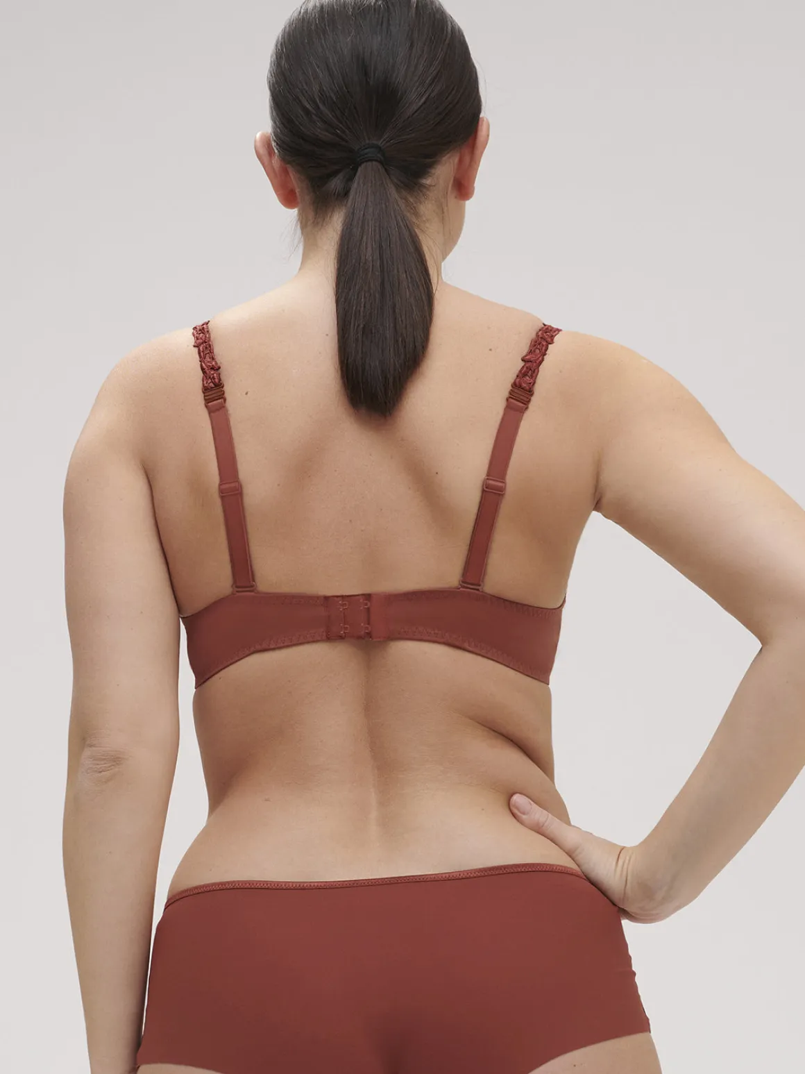 Soutien-gorge spacer décolleté plongeant - Brun Canyon