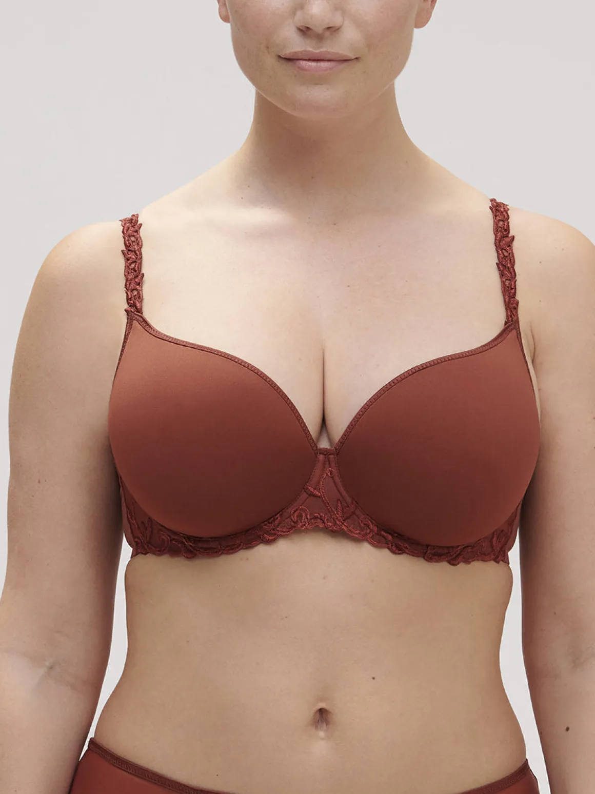 Soutien-gorge spacer décolleté plongeant - Brun Canyon