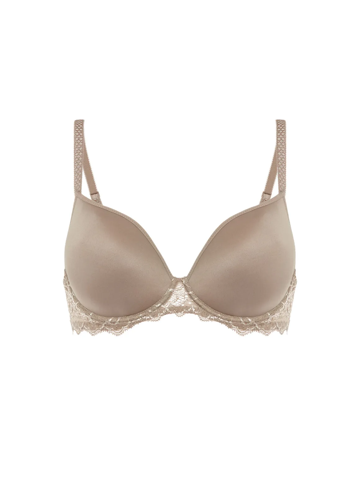 Soutien-gorge spacer décolleté plongeant - Grège