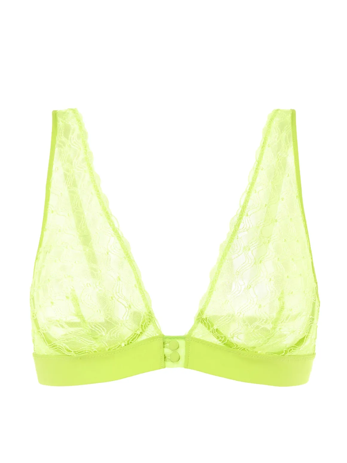 Soutien-gorge triangle avec armatures - Lime