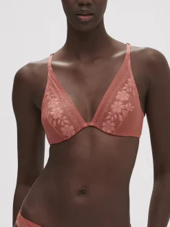 Soutien-gorge triangle avec armatures - Rose Texas