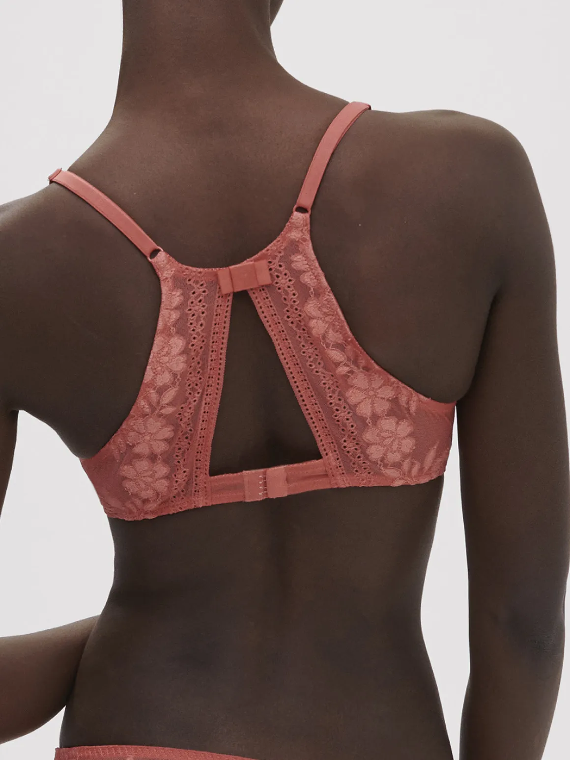 Soutien-gorge triangle avec armatures - Rose Texas