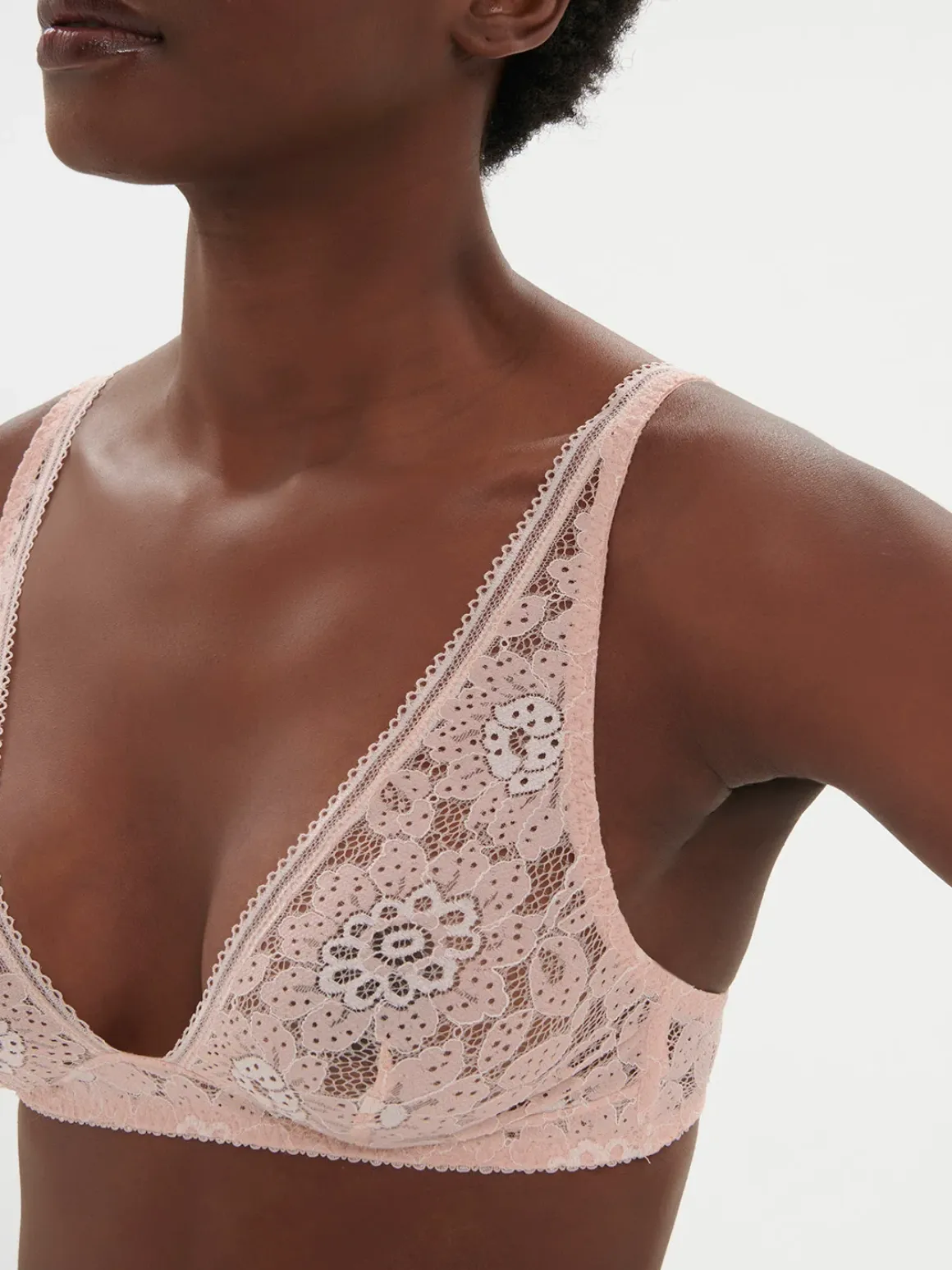 Soutien-gorge triangle sans-armatures - Rose Ballet