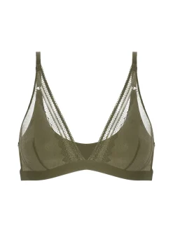 Soutien-gorge triangle sans-armatures - Vert Aventure
