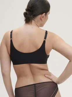 Soutien-gorge triangle sans-armatures - Noir