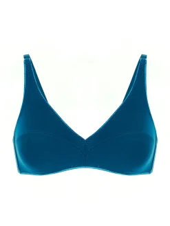 Soutien-gorge triangle sans-armatures - Bleu Poséidon
