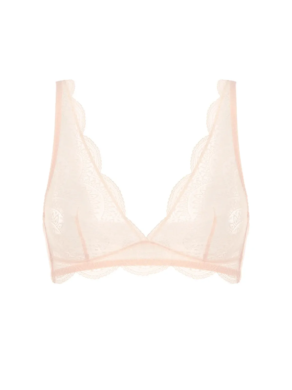 Soutien-gorge triangle sans armatures - Poudre pétale