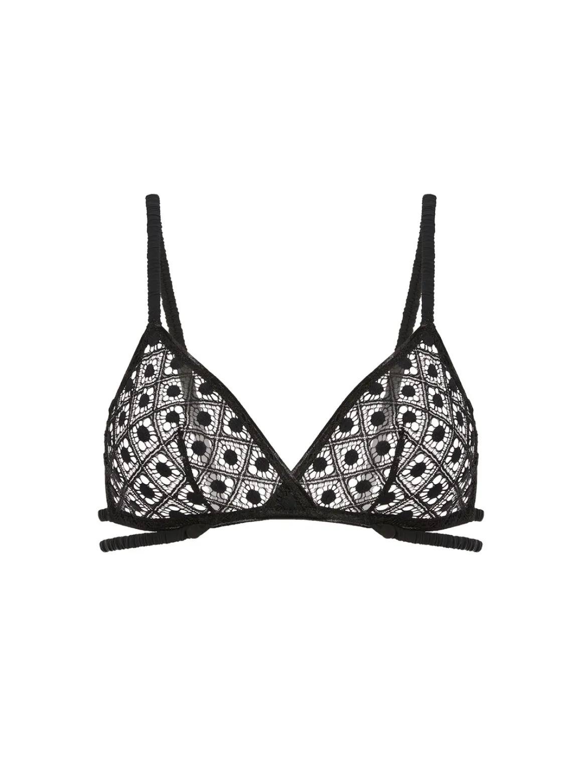 Soutien-gorge triangle sans-armatures - Noir