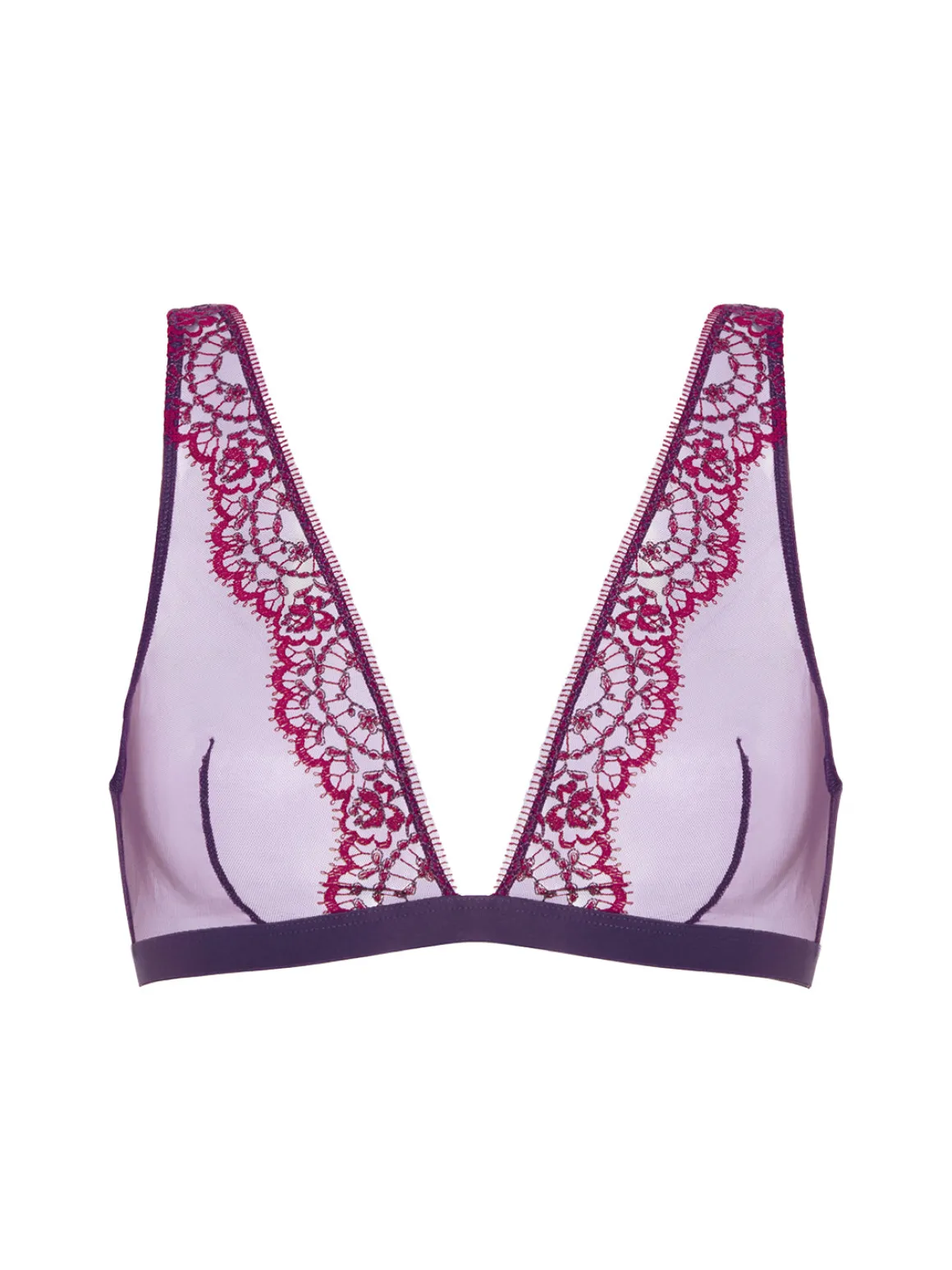 Soutien-gorge triangle sans-armatures - Violet Euphoria