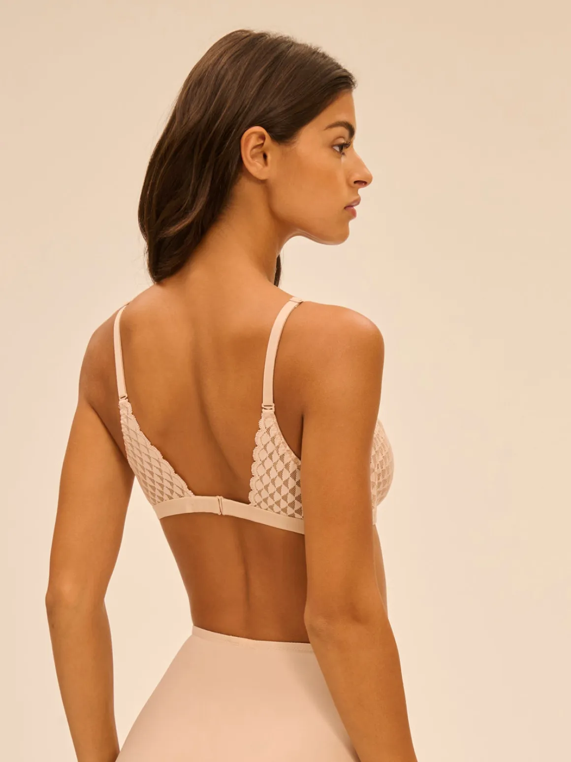 Soutien-gorge triangle sans-armatures - Peau Rosée