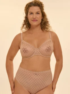 String gainant taille haute - Peau Rosée