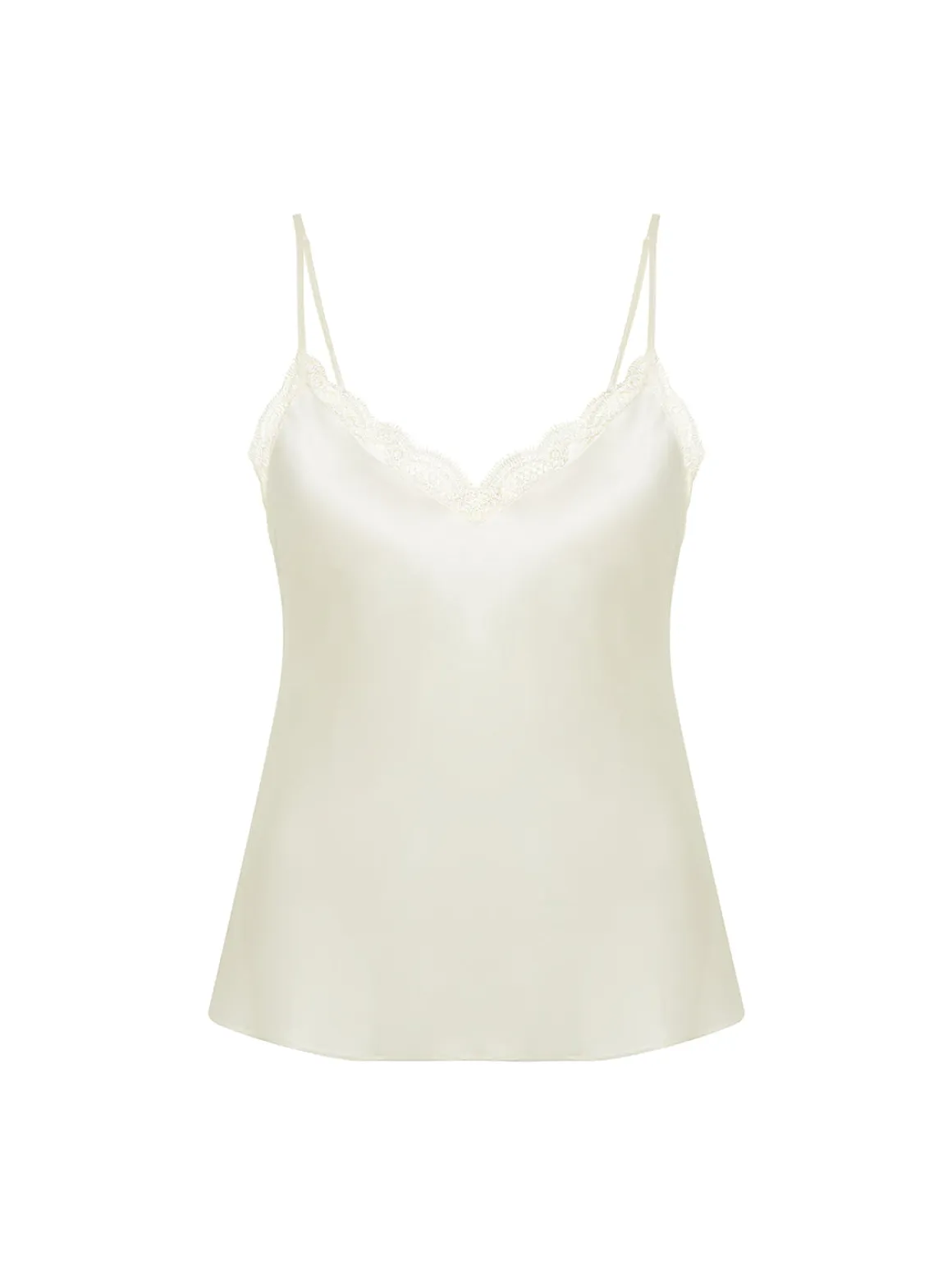 Top broderie - Naturel