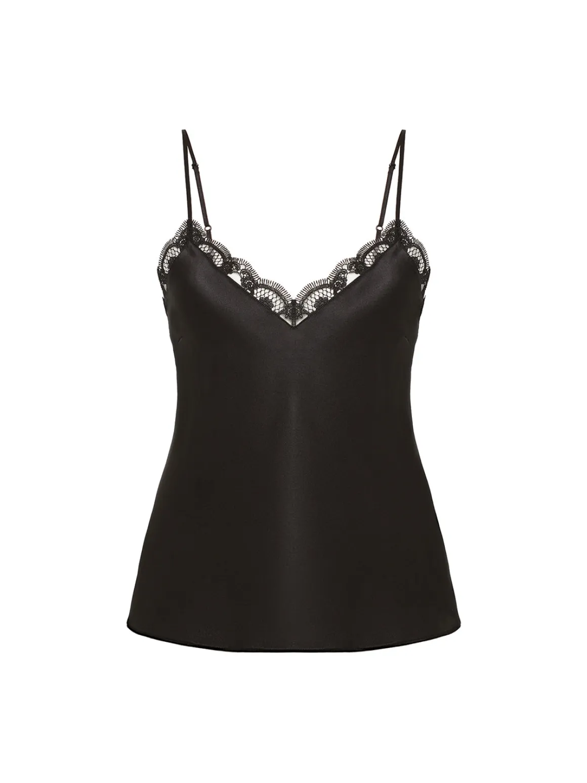 Top broderie - Noir